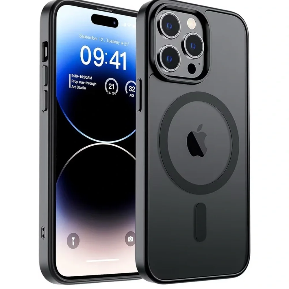 Magnetic for iPhone 14 Pro Max Case (Compatible with MagSafe)